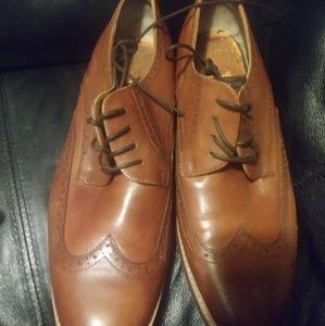 aldo wingtips brown size 13